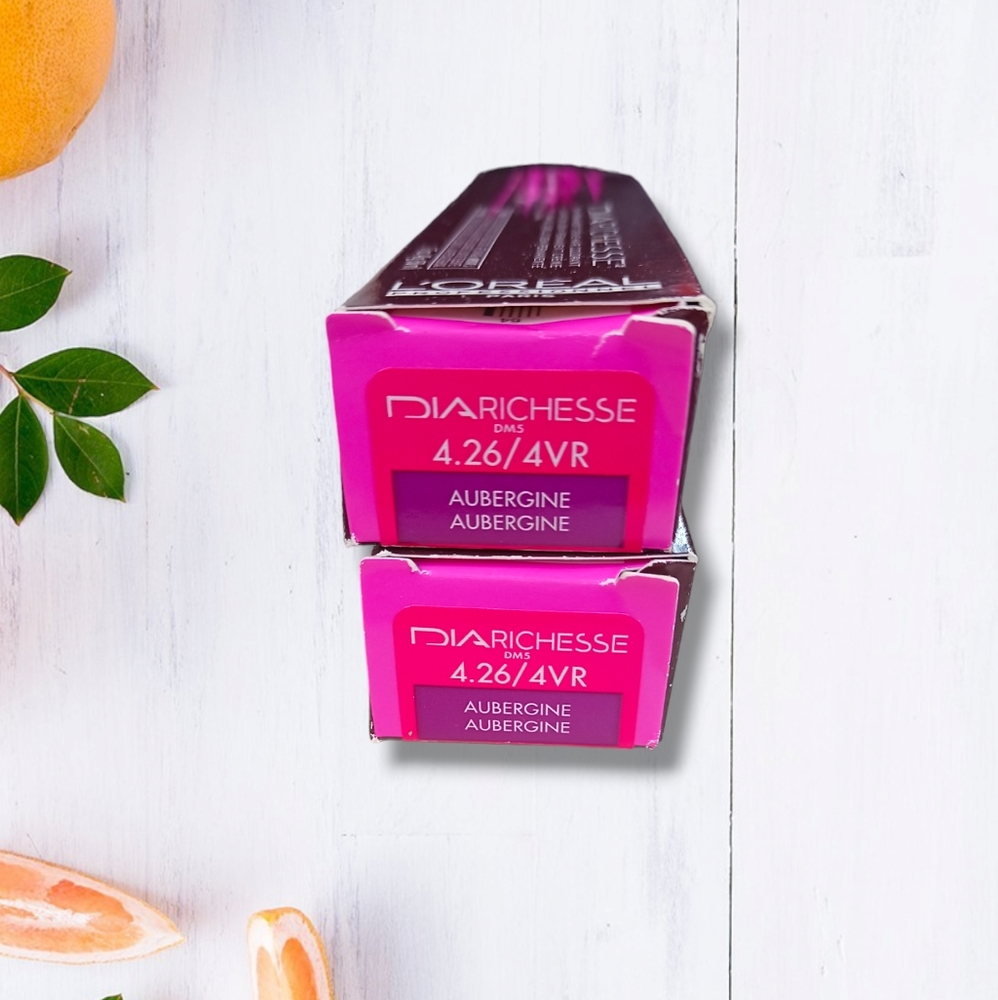 L'Oreal Professionnel DIARichesse 2 Tubes Ammonia-Free 4.26/4VR Eggplant
